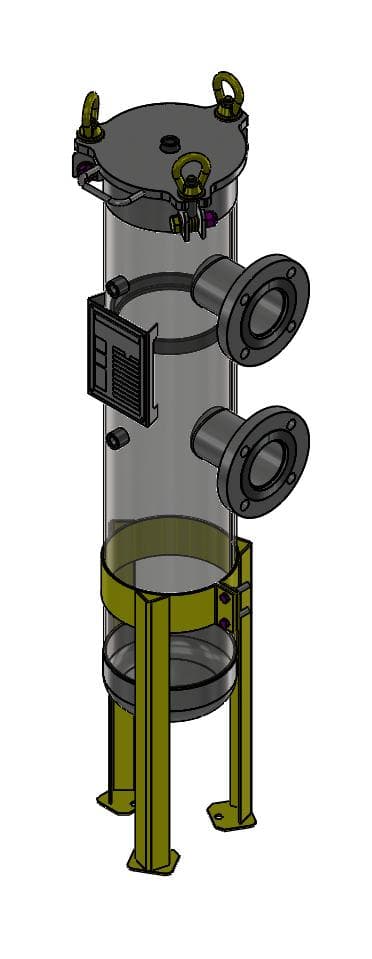 S4ESL112-3F-SW-D-150 Single Bag Filter Housing