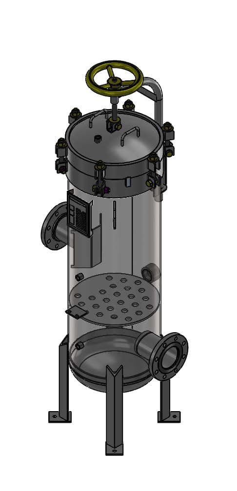 S4GL16-025-3-4F-A-150 Multi-Round Cartridge Filter Housing