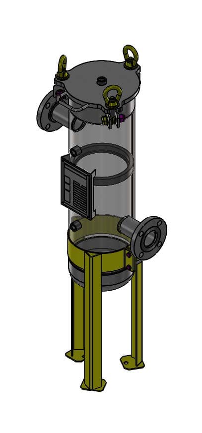 S4SL111-2F-A-150 Single Bag Filter Housing