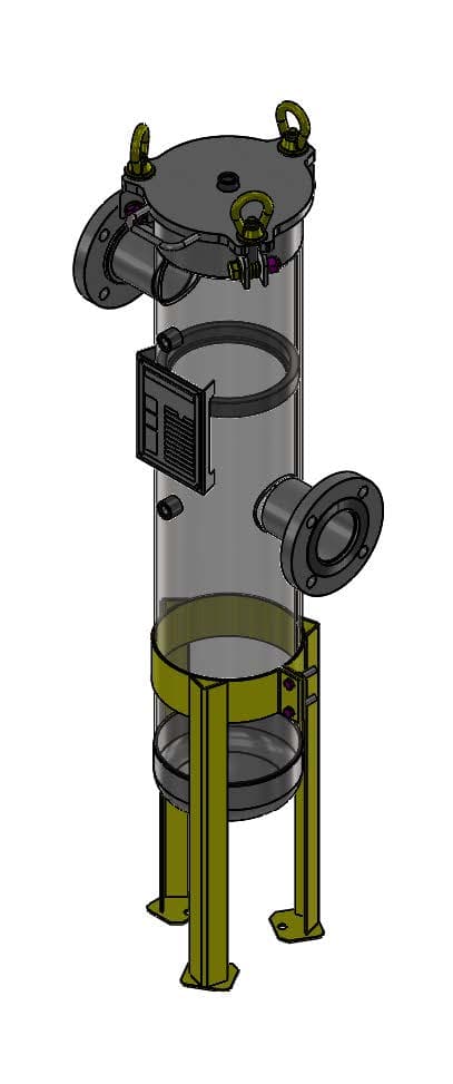S4SL112-3F-A-150 Single Bag Filter Housing