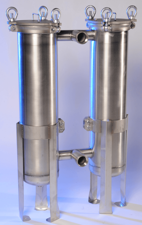 88-30-2P-2B-150-CS-VS-P1/16-DP Duplex Bag Filter Housing