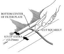 Changing the gaskets in a filter press